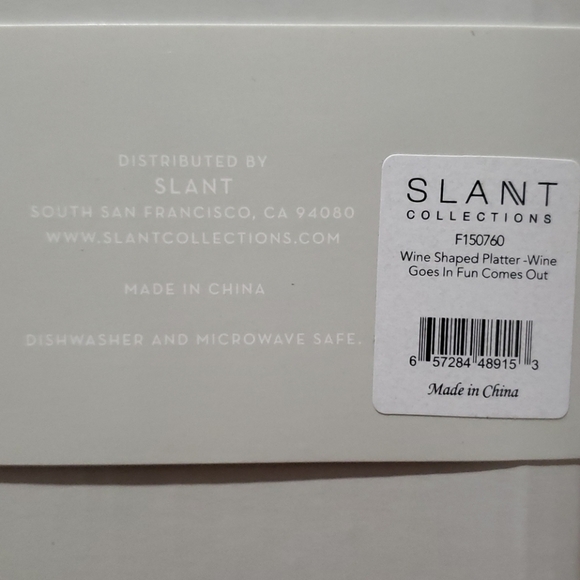 Appetizer Tray in Wine Bottle Shape- by Slant - Picture 7 of 8